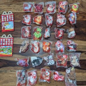 2009 McDonald's Beanie Babies '30 Years Of Happiness' Complete Set